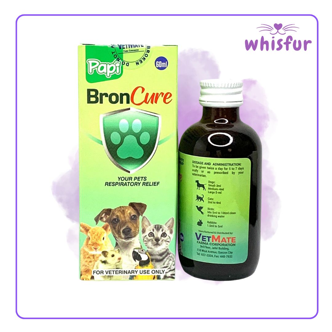 Papi Broncure respiratory Relief for Cats and Dogs