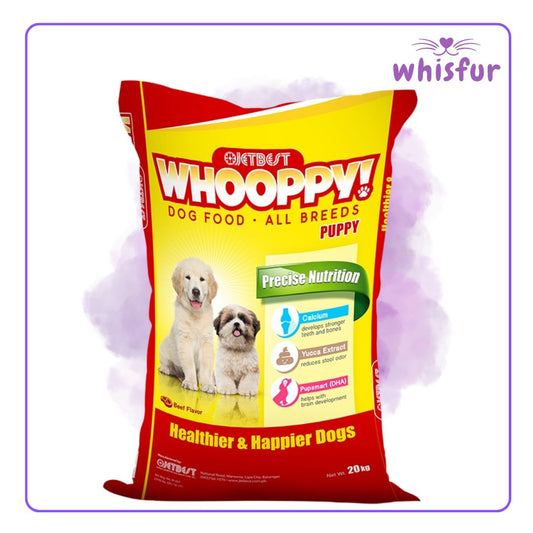 Whooppy Dog Food For All Breed 1 Sack 20Kg Puppy