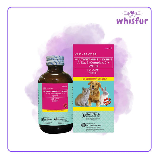 NutraTech LC Vit Multivitamins with Lysine for Cats and Dogs