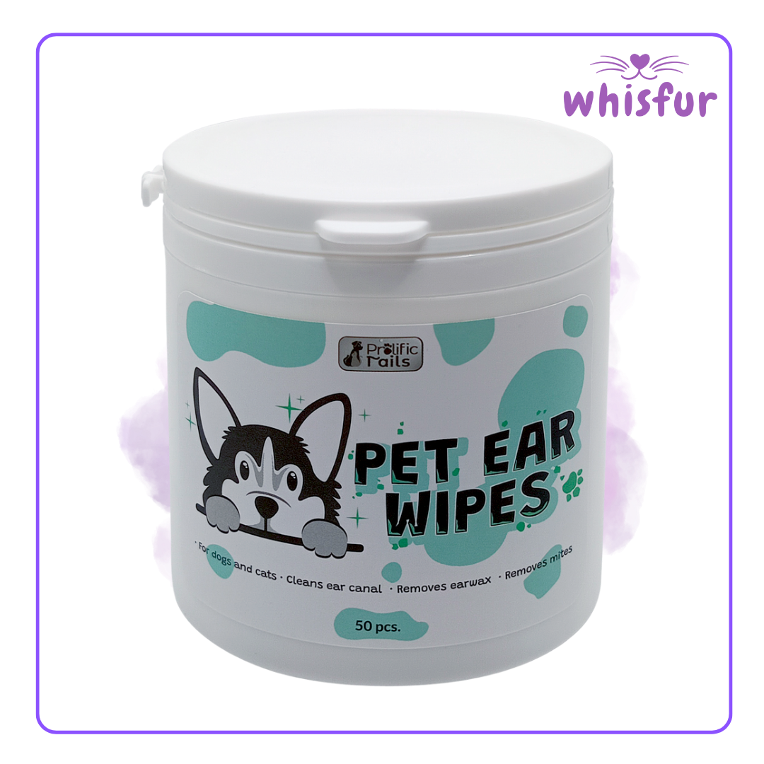 Prolific Tails Pet Wipes for Ear, Eyes, and Dental Cleaning