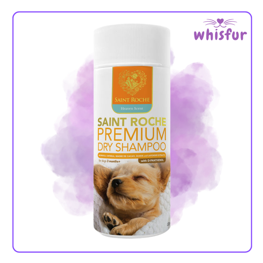Saint Roche Premium Dry Shampoo For Pets 1 Pet Powder  1 Bottle 128G Heaven Scent