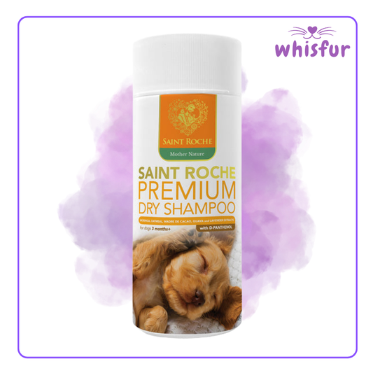 Saint Roche Premium Dry Shampoo For Pets 1 Pet Powder  1 Bottle 128G Mother Nature